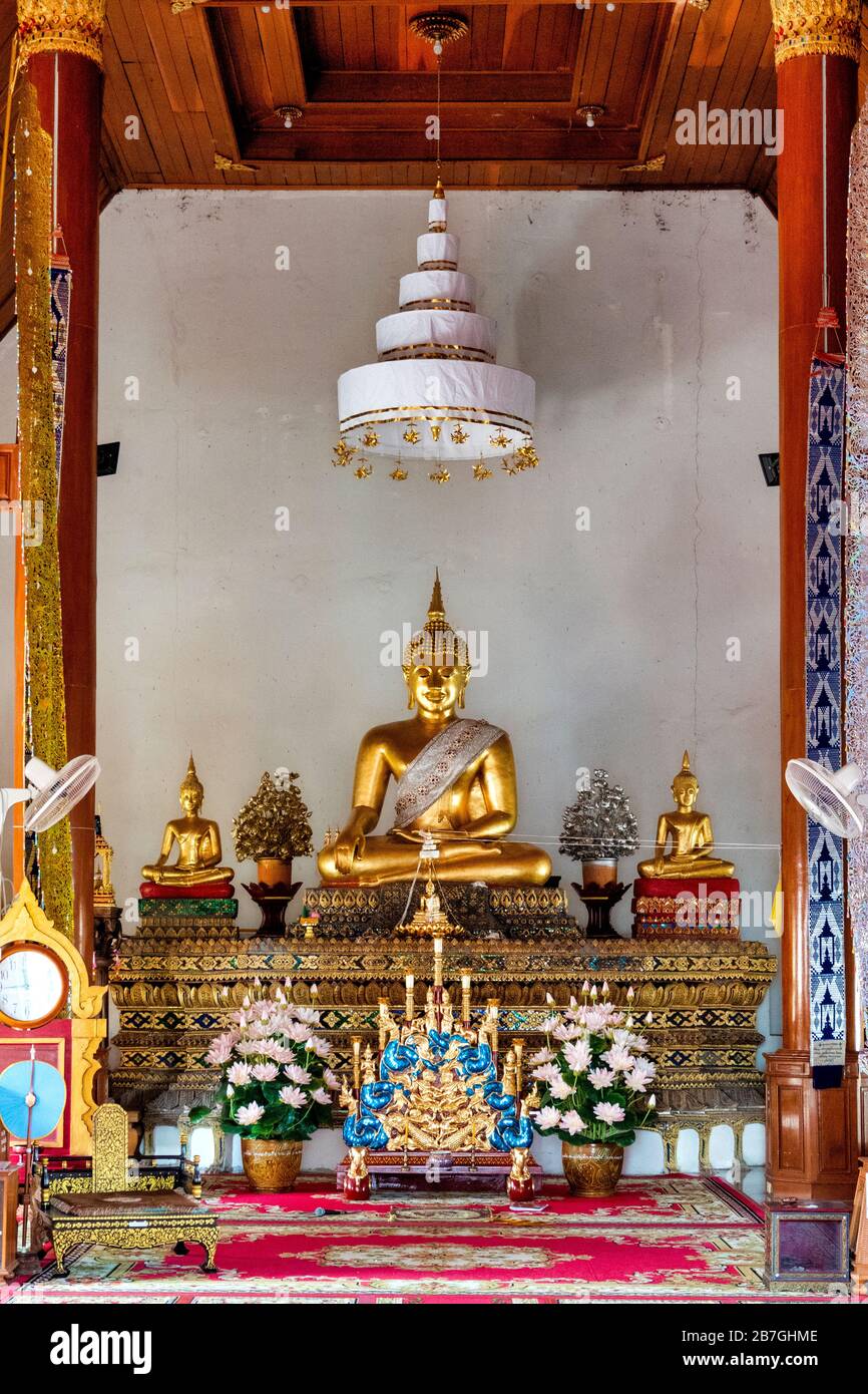 Wat Si Umong Kham, Phayao, Thailand Stockfoto