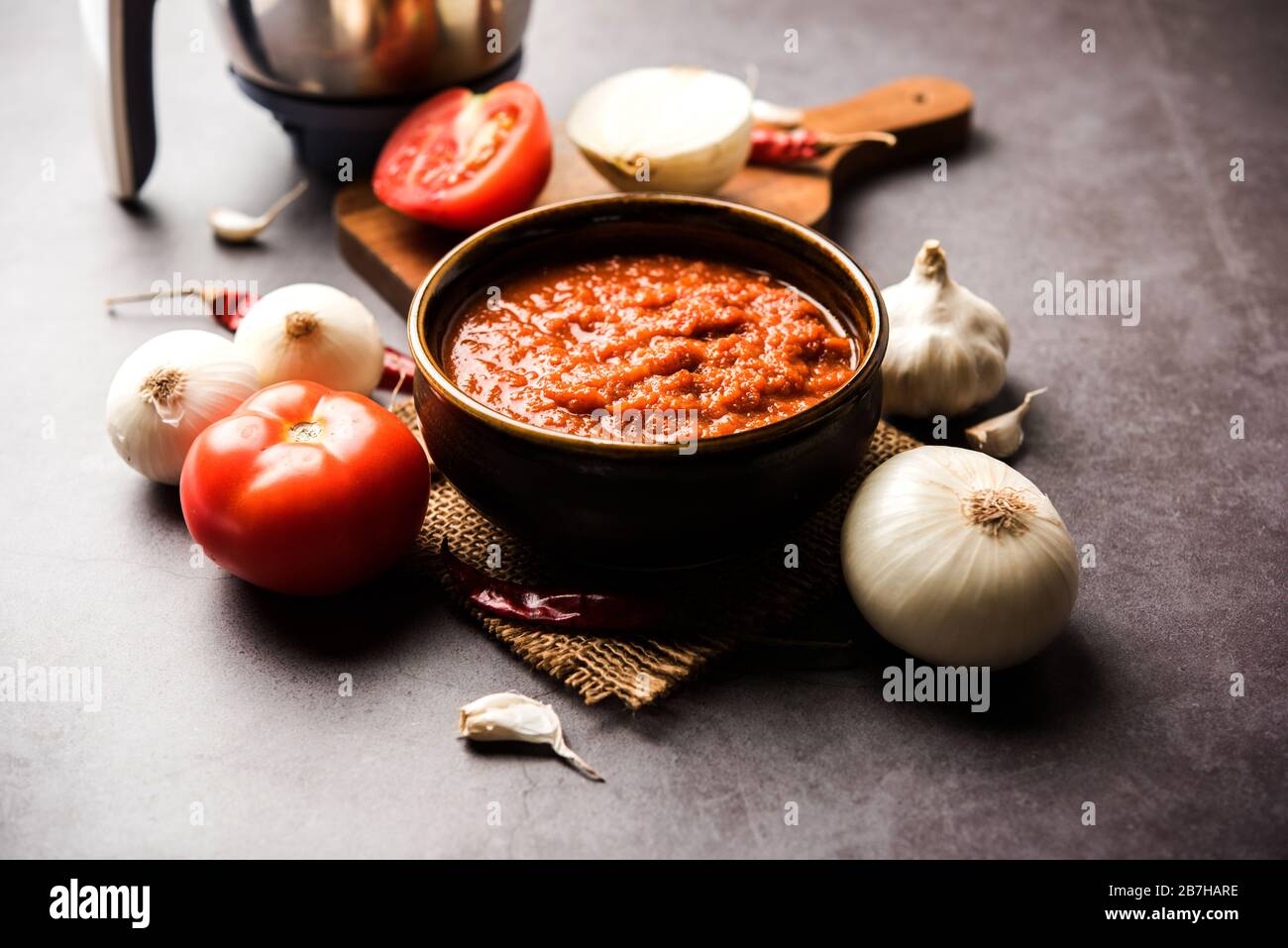 Vegetarisches Tomatenchutney Stockfotos Und Bilder Kaufen Alamy
