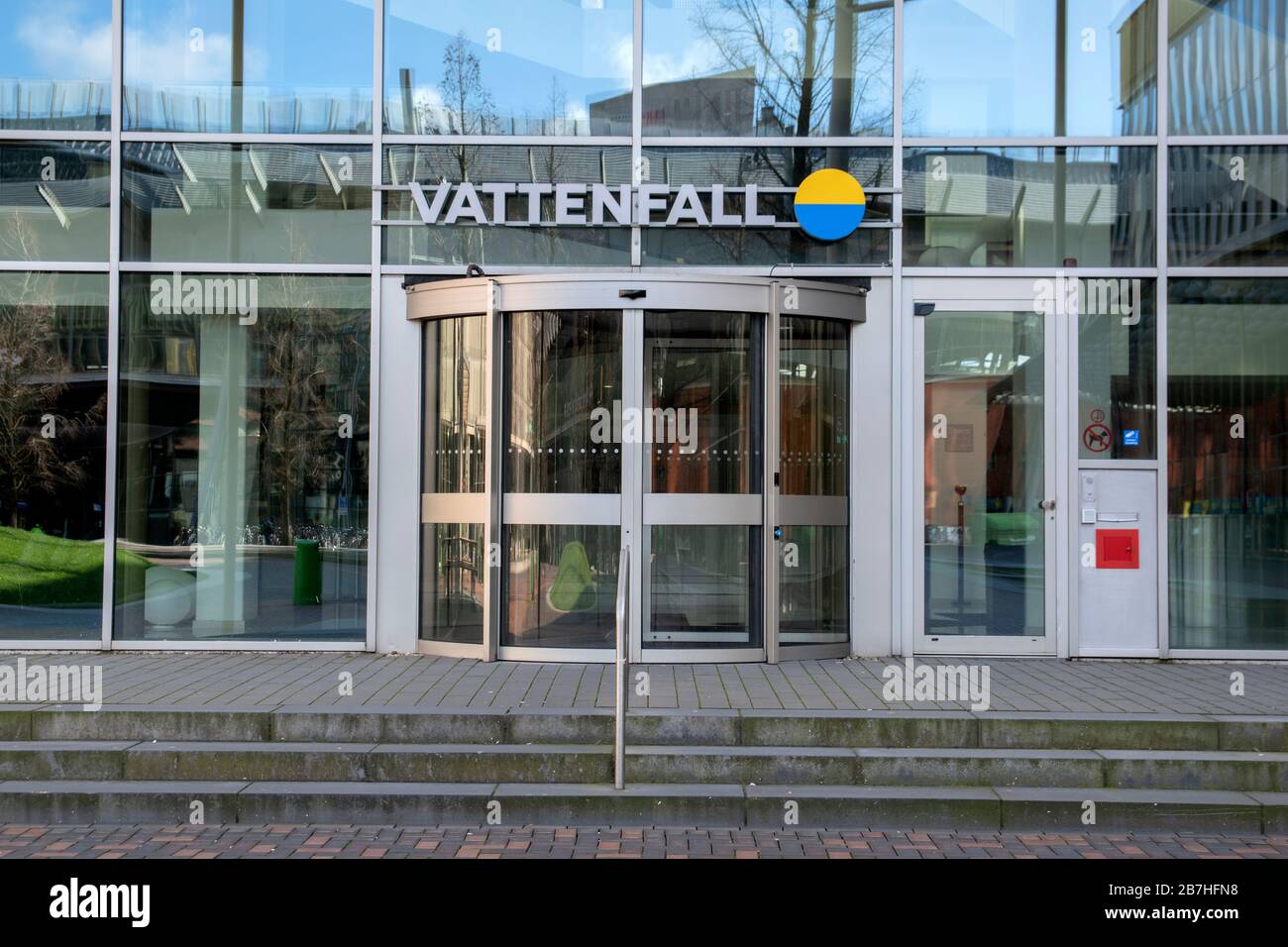 Eingang Vattenfall In Amsterdam Niederlande 2020 Stockfoto