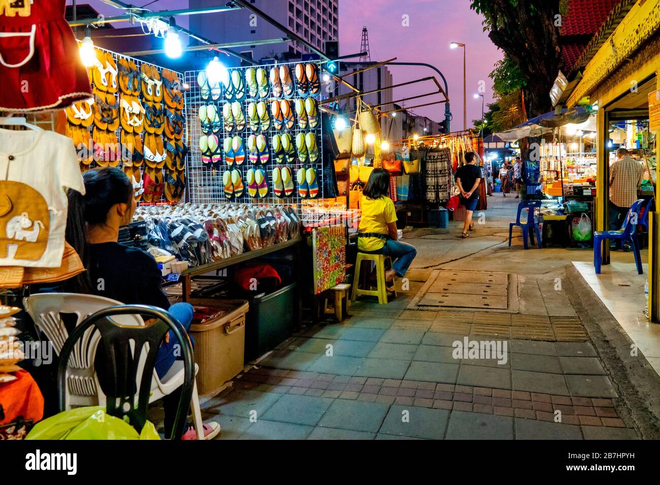 Chiang Mai Nachtbasar, Chiang Mai, Thailand Stockfoto