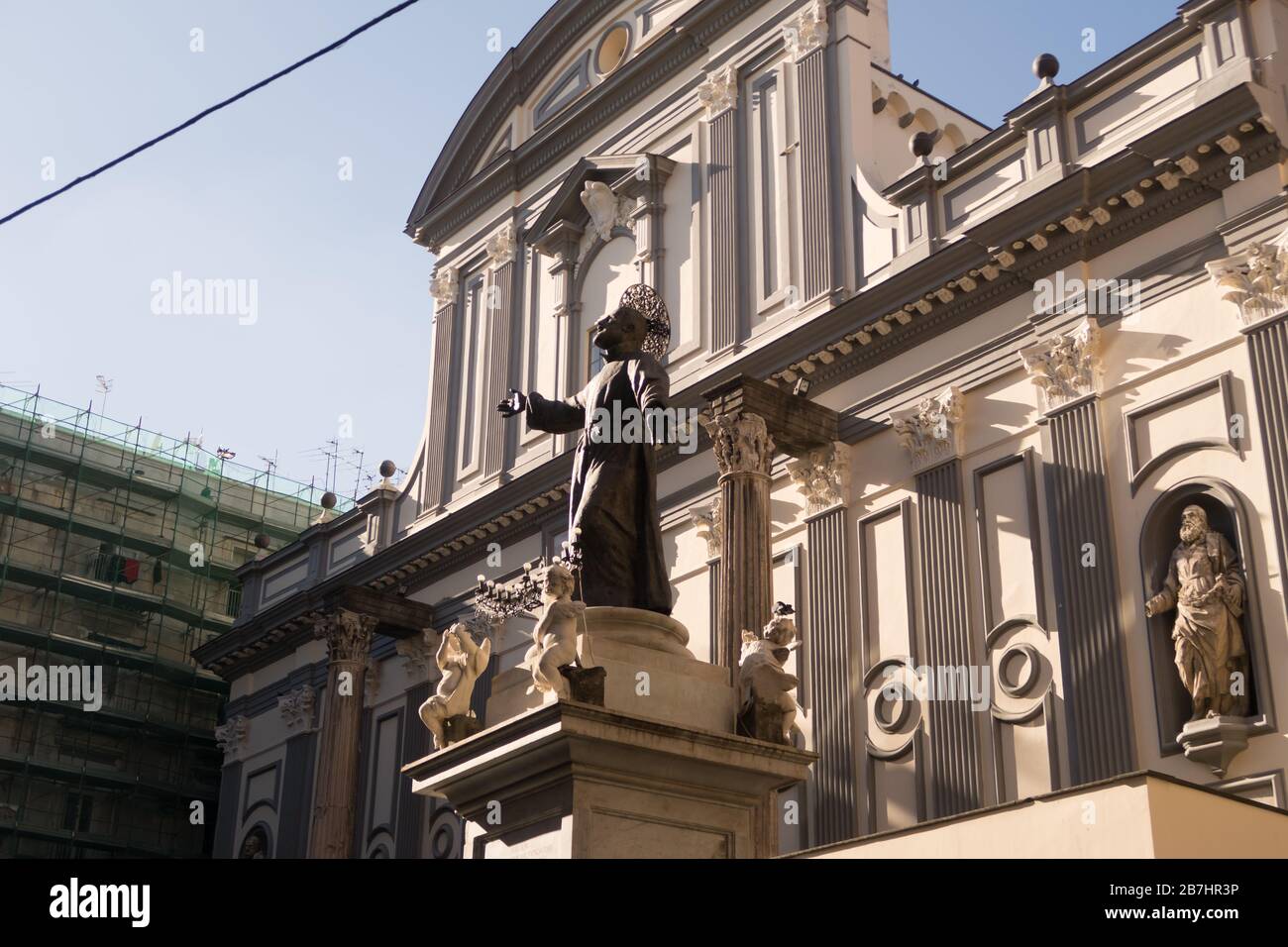 Napoli Italy Statue San Gaetano Stockfotos Und Bilder Kaufen Alamy
