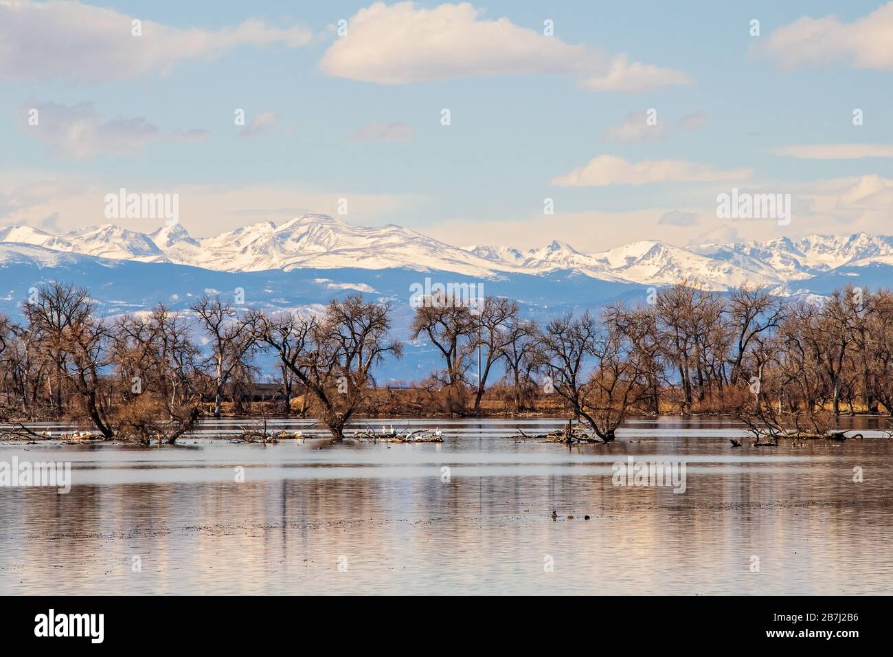 Barr Lake State Park in Brighton, Colorado Stockfoto