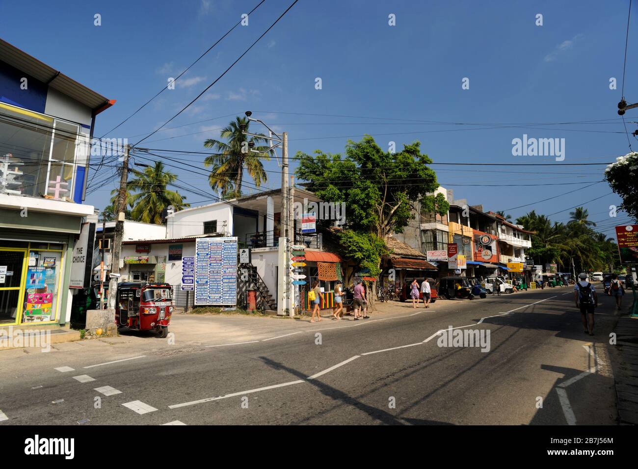 Sri Lanka, Mirissa, die Kreuzung Stockfoto