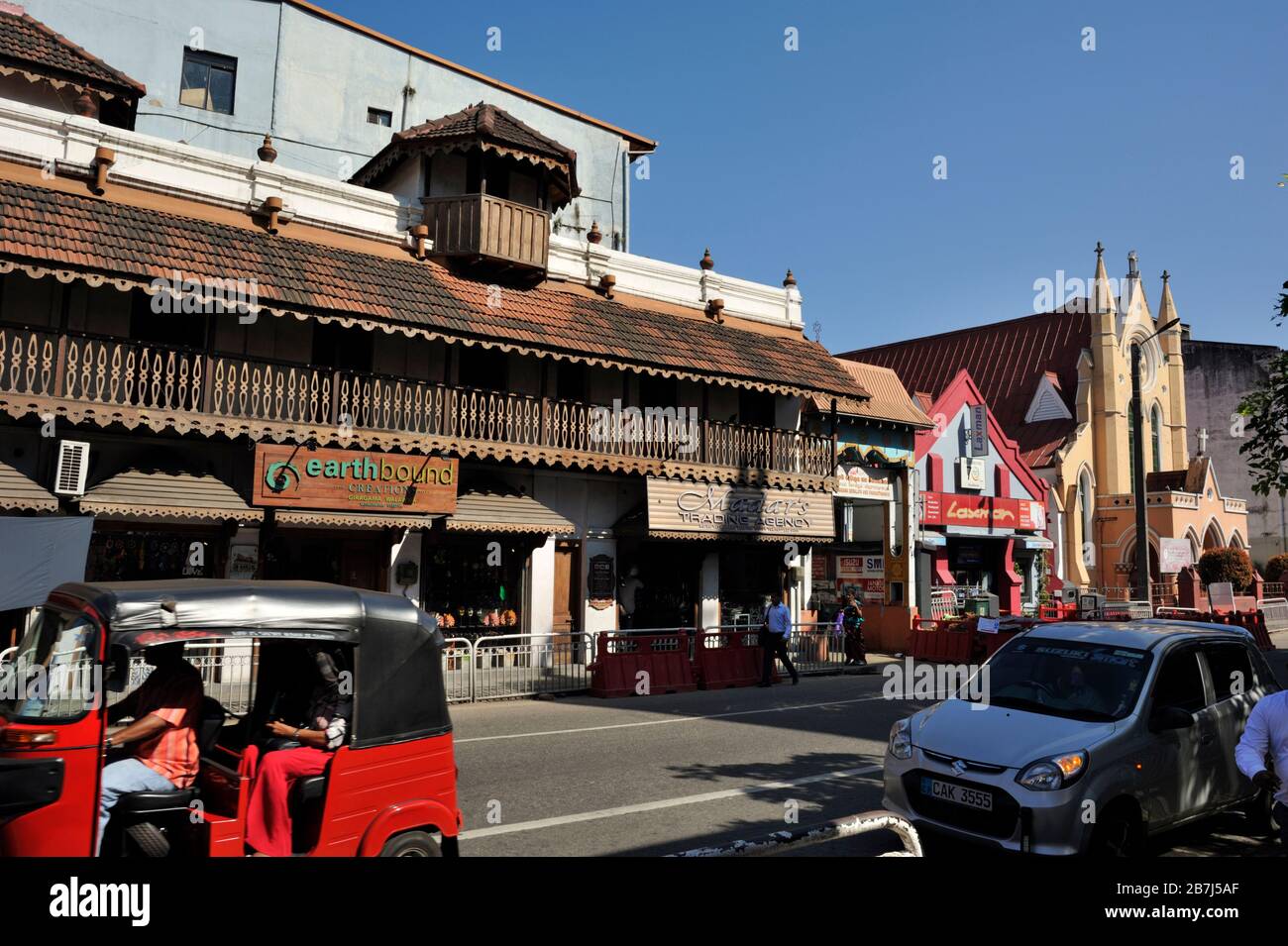 Sri Lanka, Kandy, Altstadt Stockfoto