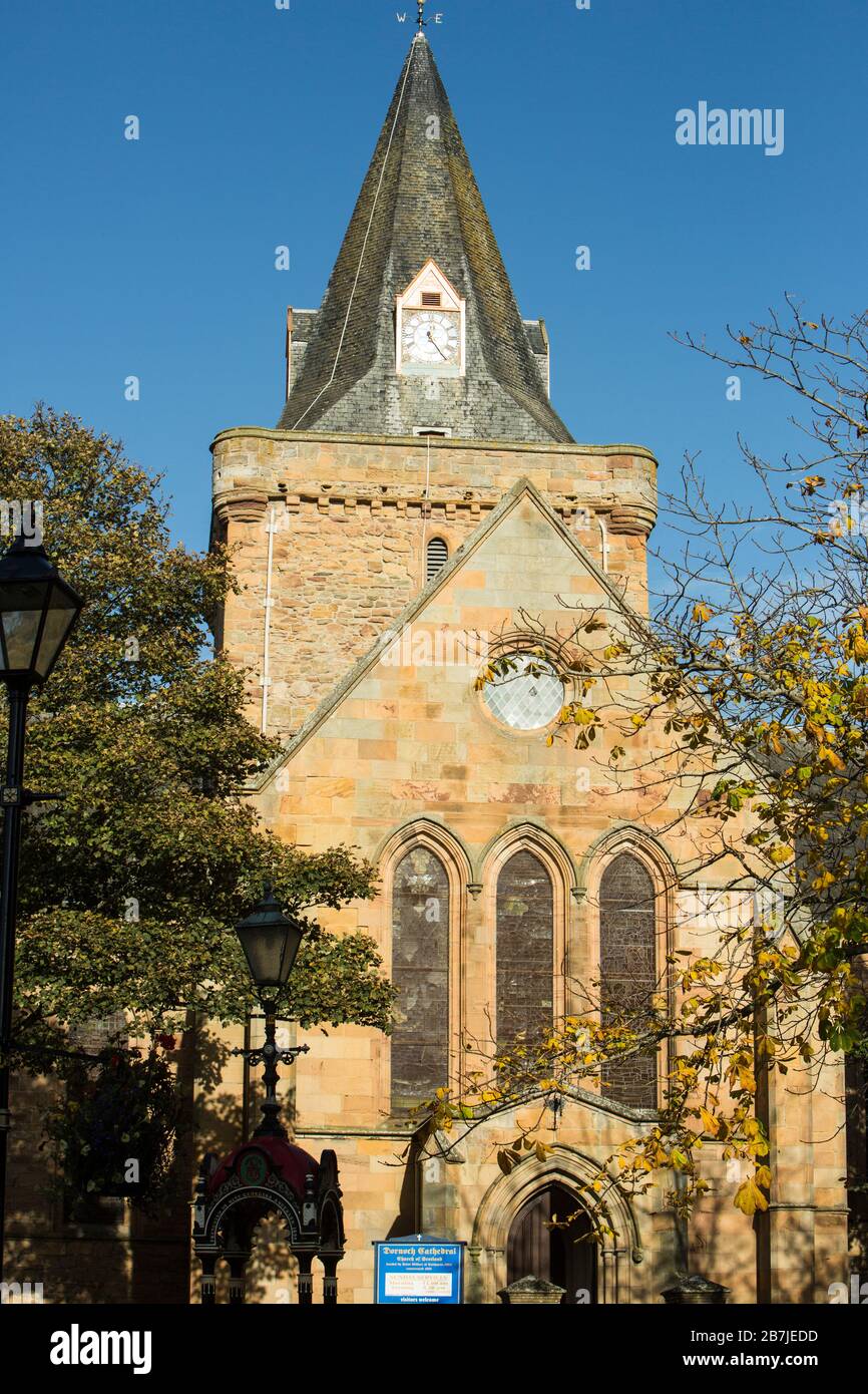 Dornoch Cathedral, Sutherland, Highland, Schottland, Großbritannien Stockfoto