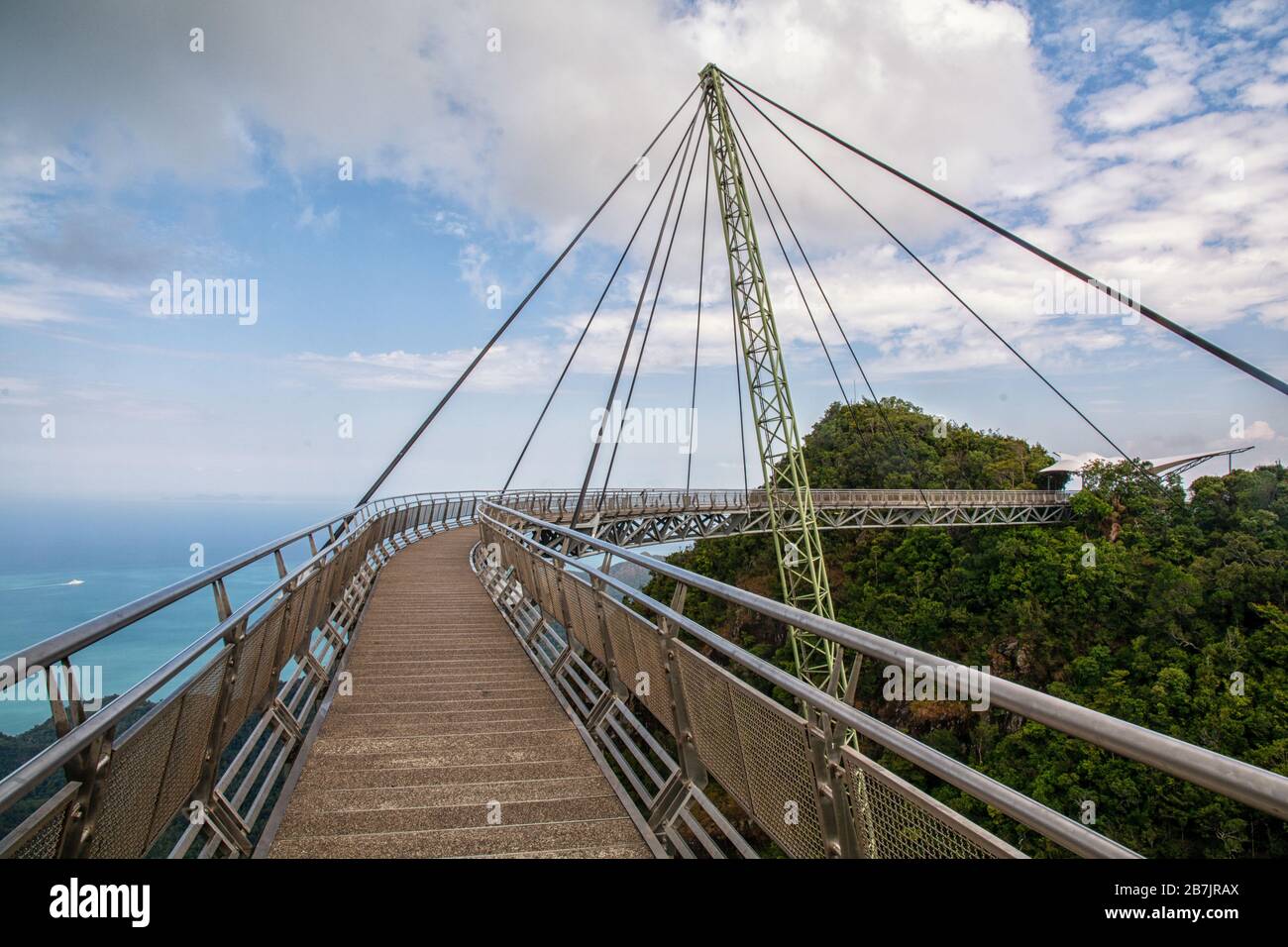 Sky Bridge auf Langkawi in Malaysia Stockfoto