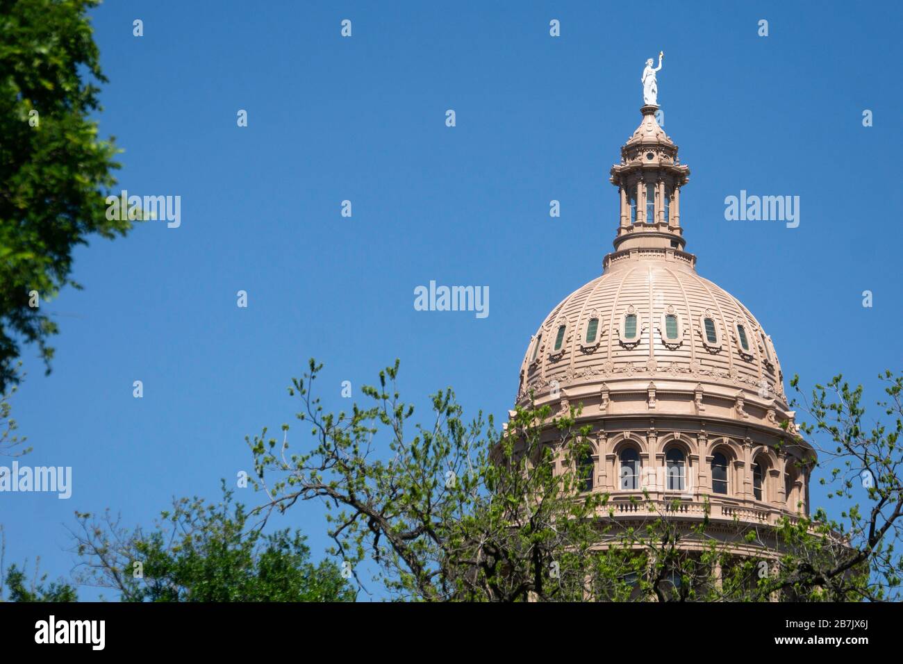 Kapitolgebäude in Austin Texas Stockfoto