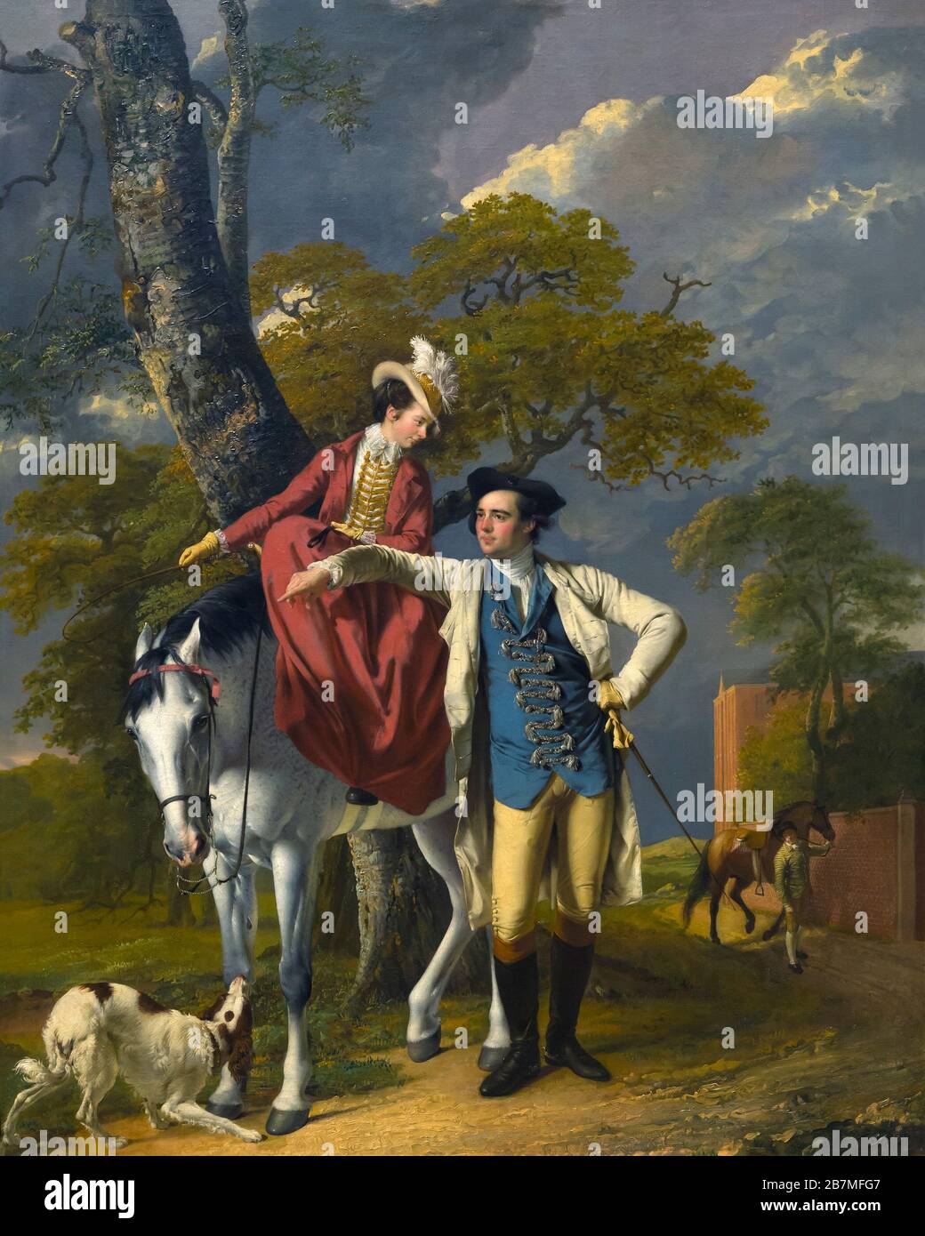 Herr und Frau Thomas Coltman, Joseph Wright von Derby, ca. 1770-2, Stockfoto
