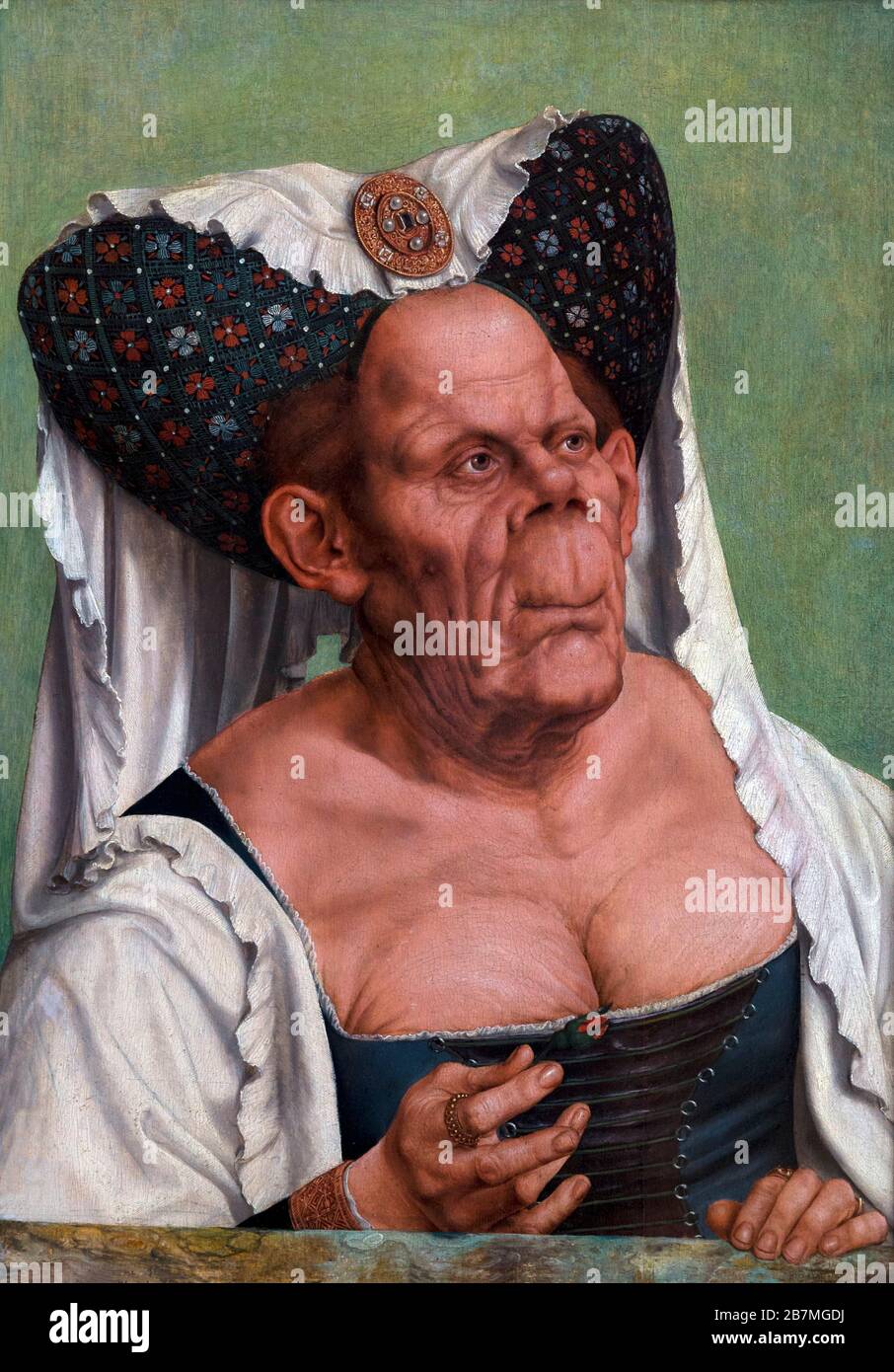 Eine alte Frau, die hässliche Herzogin, Quinten Massys, ca. 1513, Stockfoto