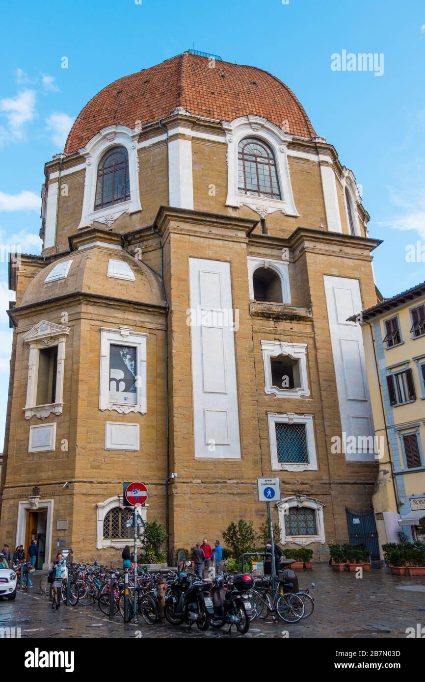 Cappelle Medicee, Medici-Kapelle, Piazza di Madonna degli Aldobrandini, Florenz, Italien Stockfoto