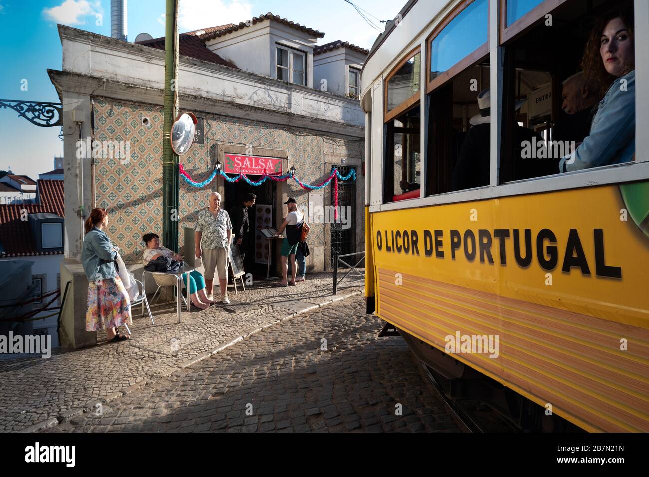 Lissabon Reise redaktionelle Fotografie Stockfoto