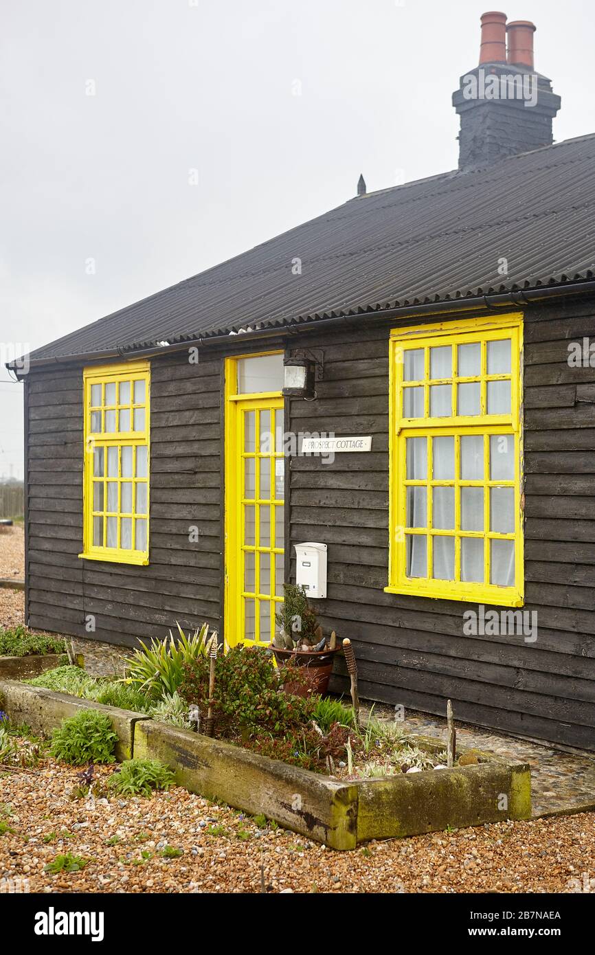 Prospect Cottage Dungeness Derek Jarman Stockfoto