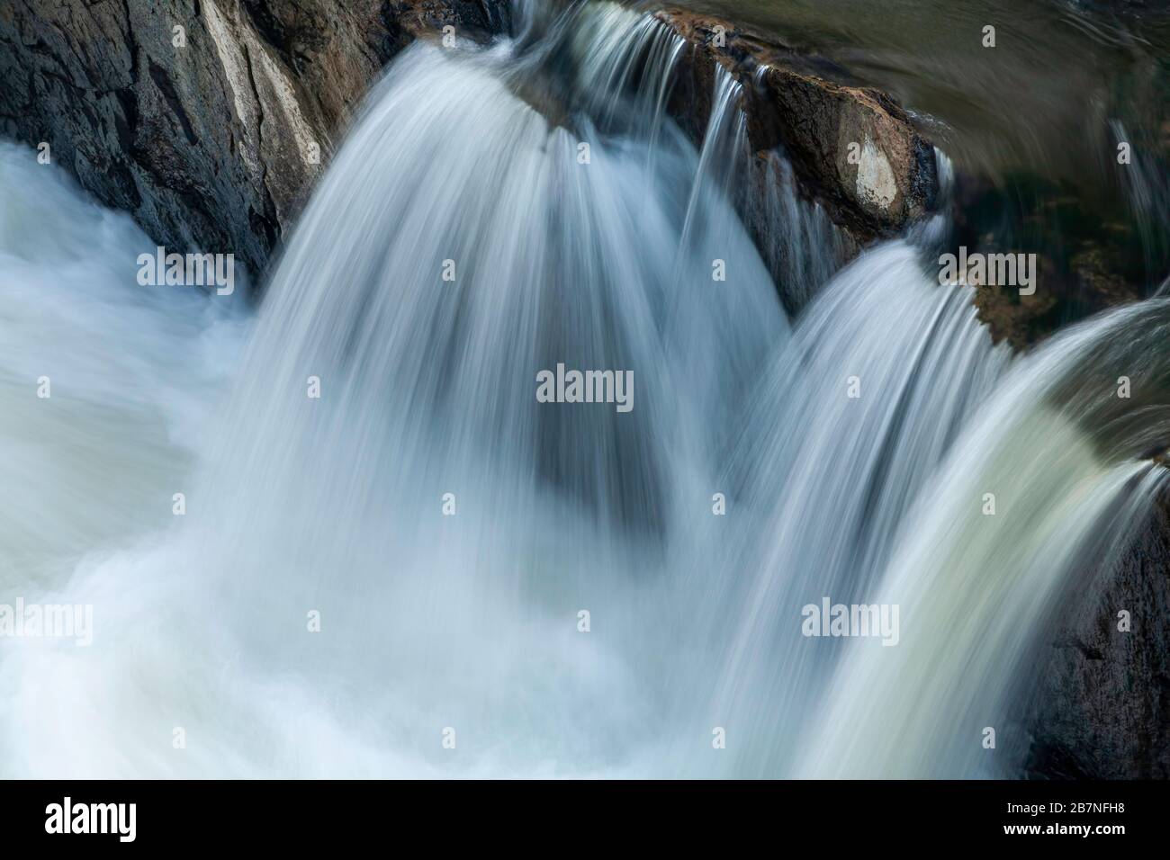 Wasserfälle am Potomac River, Chesapeake und Ohio Canal National Historic Park, Maryland USA Stockfoto