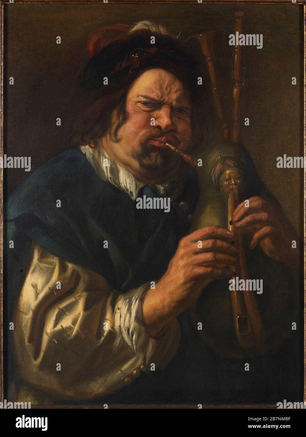Der Dudelsackspieler, 1638-1640. Gefunden in der Sammlung von Rubenshuis. Stockfoto