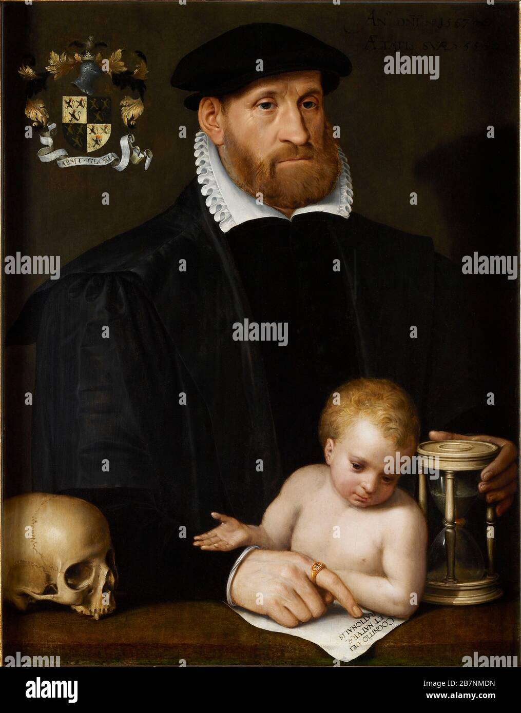 Fran&#xe7;OIS van der Straten , 1567. Gefunden in der Sammlung des Museums Mayer van den Bergh, Antwerpen. Stockfoto