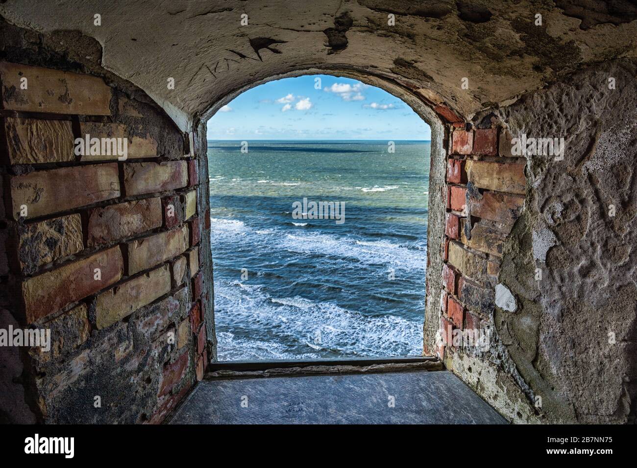 Der Leuchtturm Rubjerg Knade in Dänemark Stockfoto