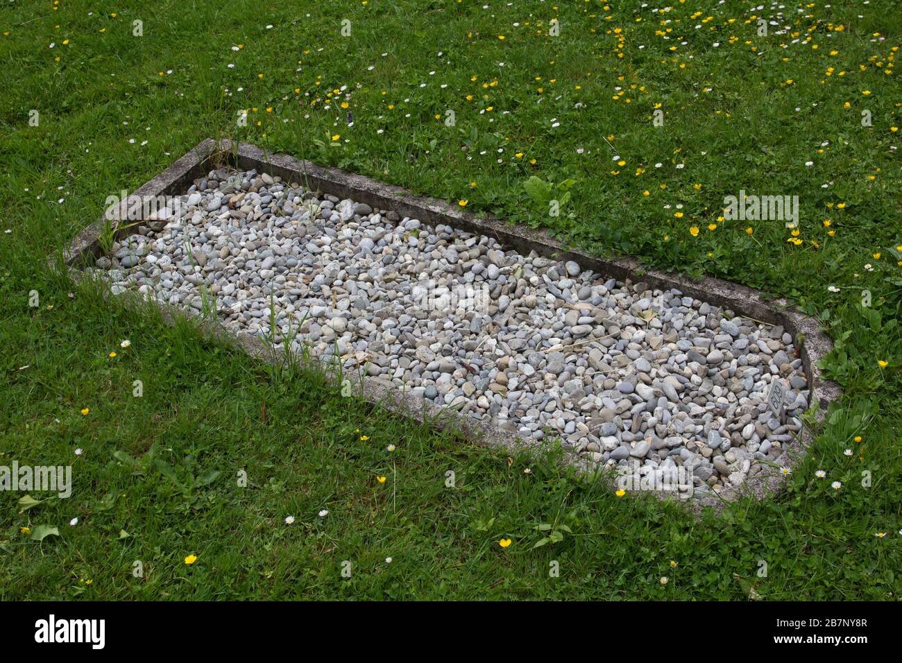 Anonymes Grab - Königskemetery (Cimetière des Rois), Genf Stockfoto