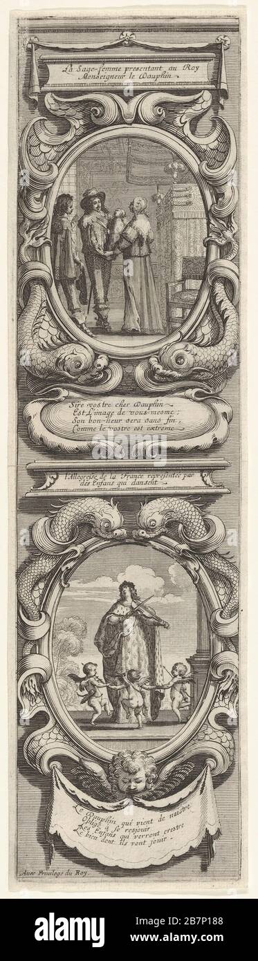 Allegorien zu Ehren der Geburt des Dauphins, Ca. 1638. Stockfoto