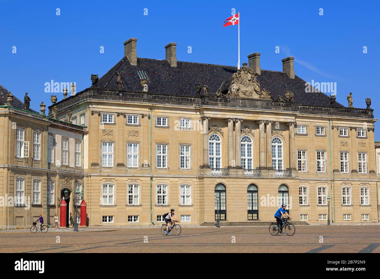 Amalienborg Palace, Kopenhagen, Neuseeland, Dänemark, Europa Stockfoto