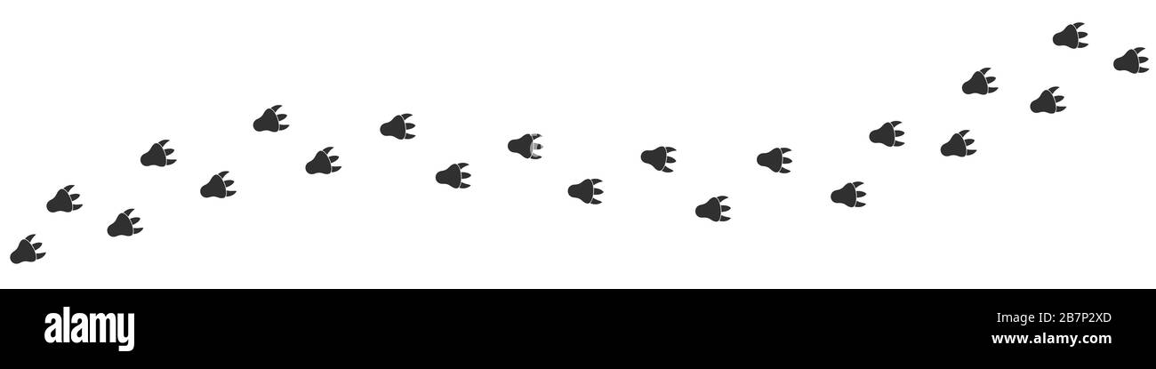 Fußweg von Alien über weißen Hintergrund. Vektorgrafiken Stock Vektor