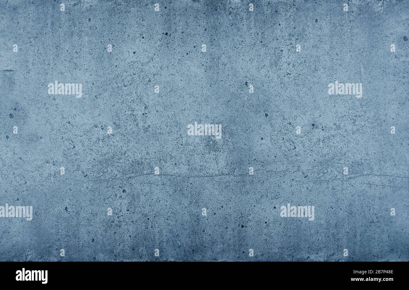Grunge blau unebene Steintextur Hintergrund mit Rissen und Flecken Stockfoto