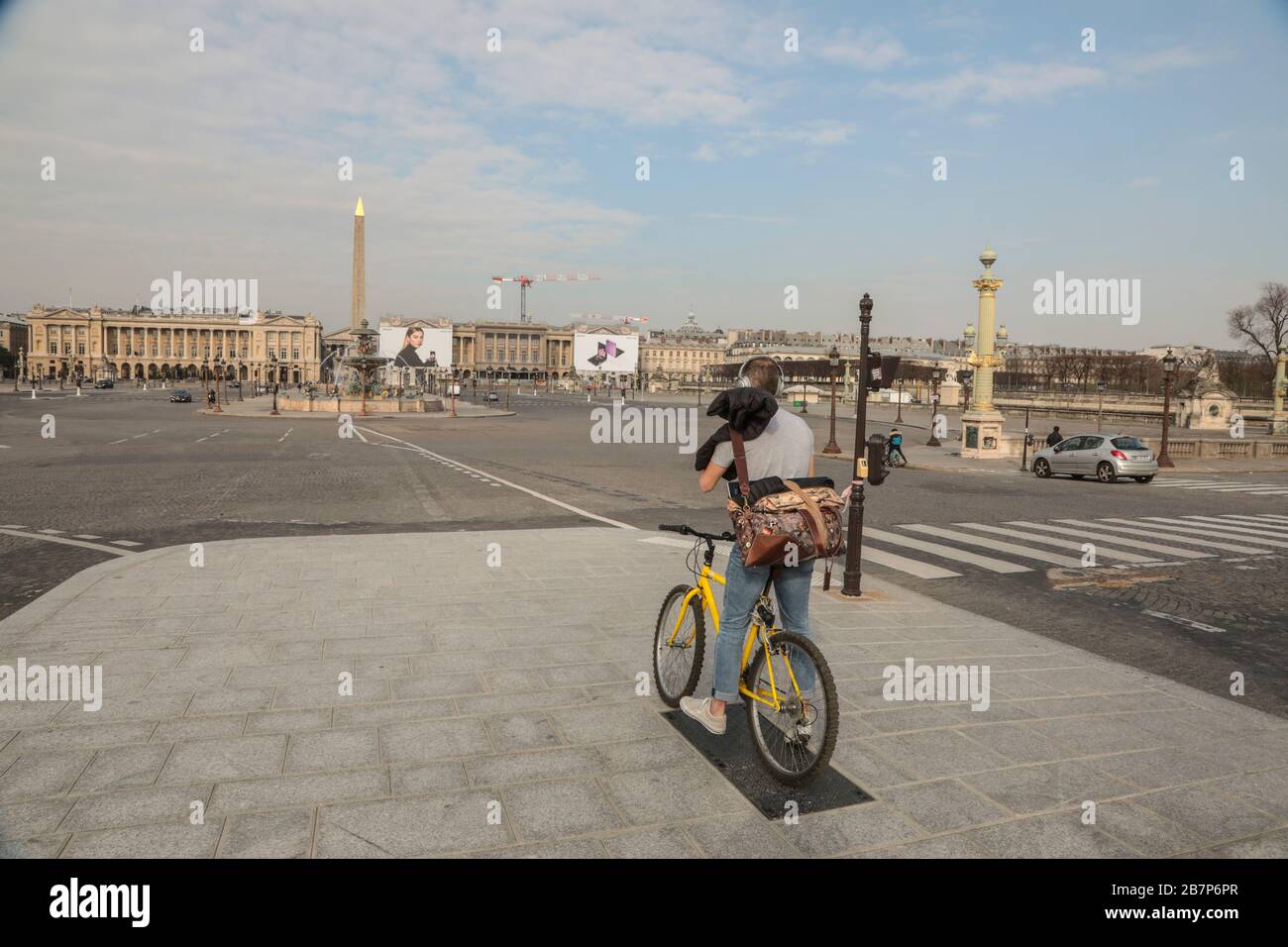 CORONAVIRUS/LEERES PARIS Stockfoto