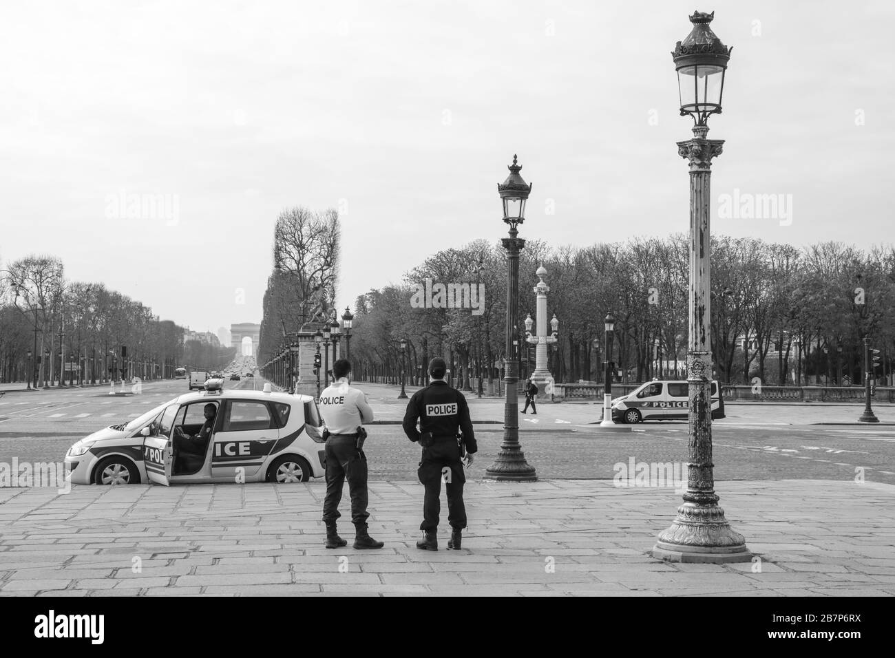 CORONAVIRUS/LEERES PARIS Stockfoto