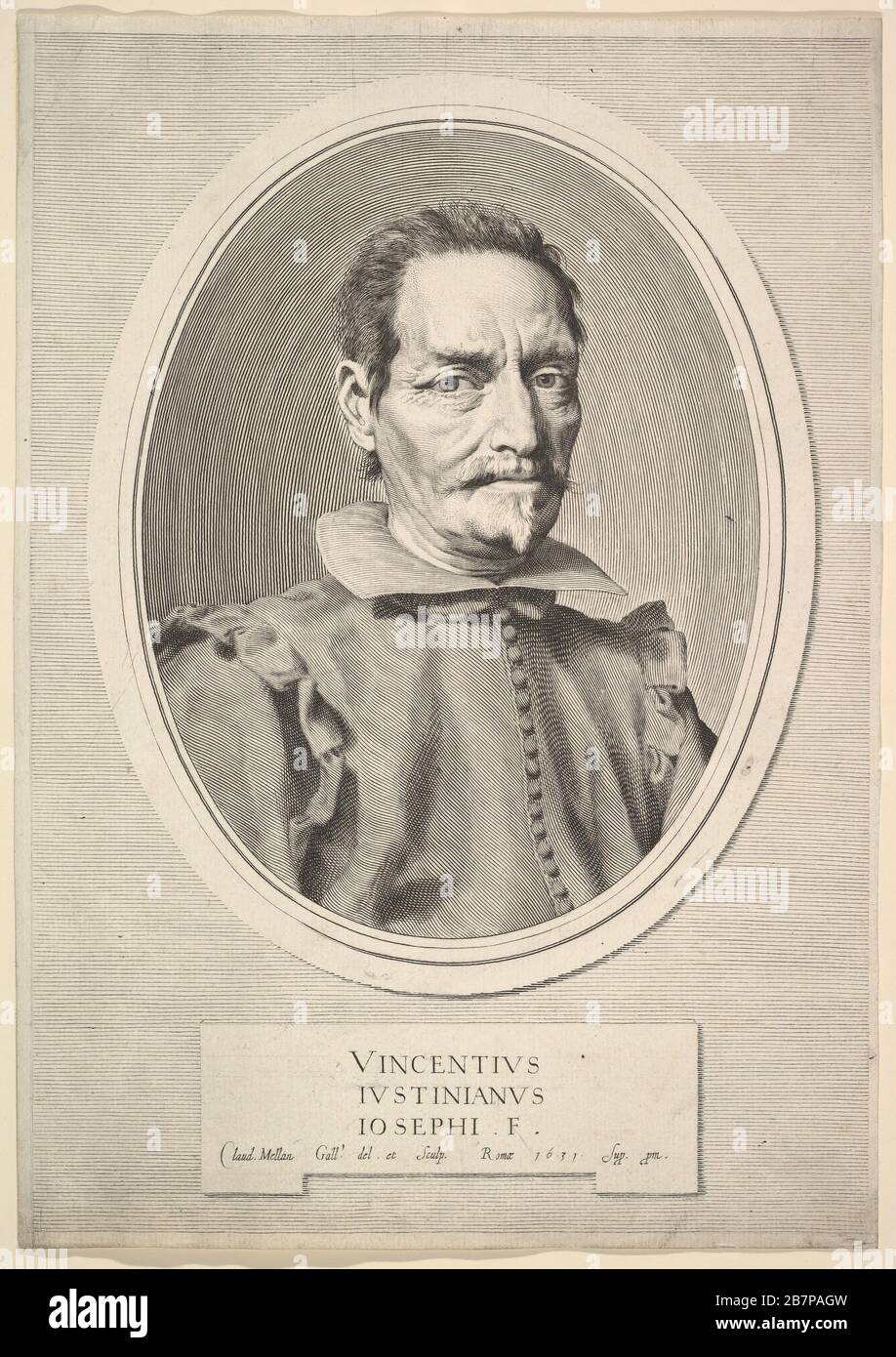 Porträt von Vicenzo Giustiniani, 1631. Stockfoto