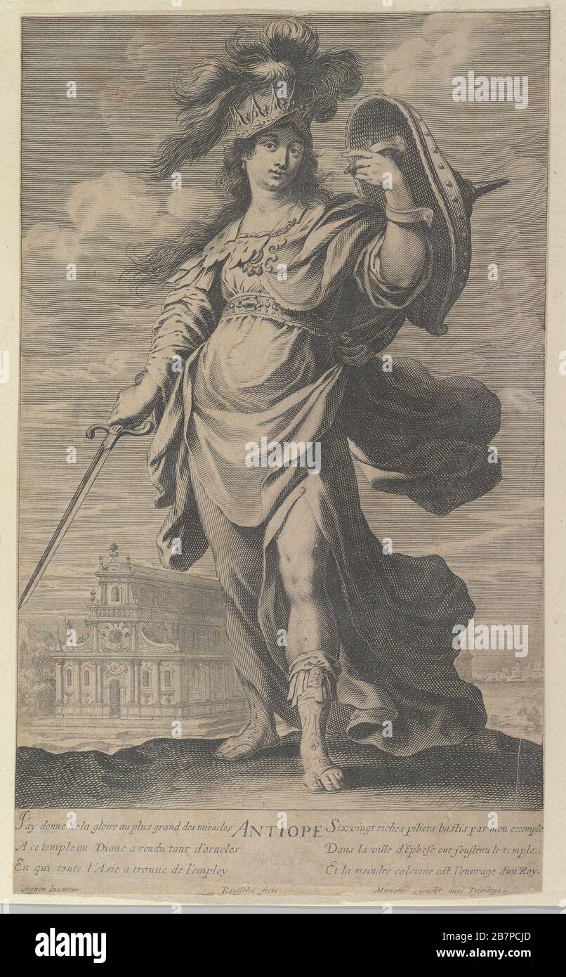 Antiope, ca. 1639-40. Nach Claude Vignon Stockfoto
