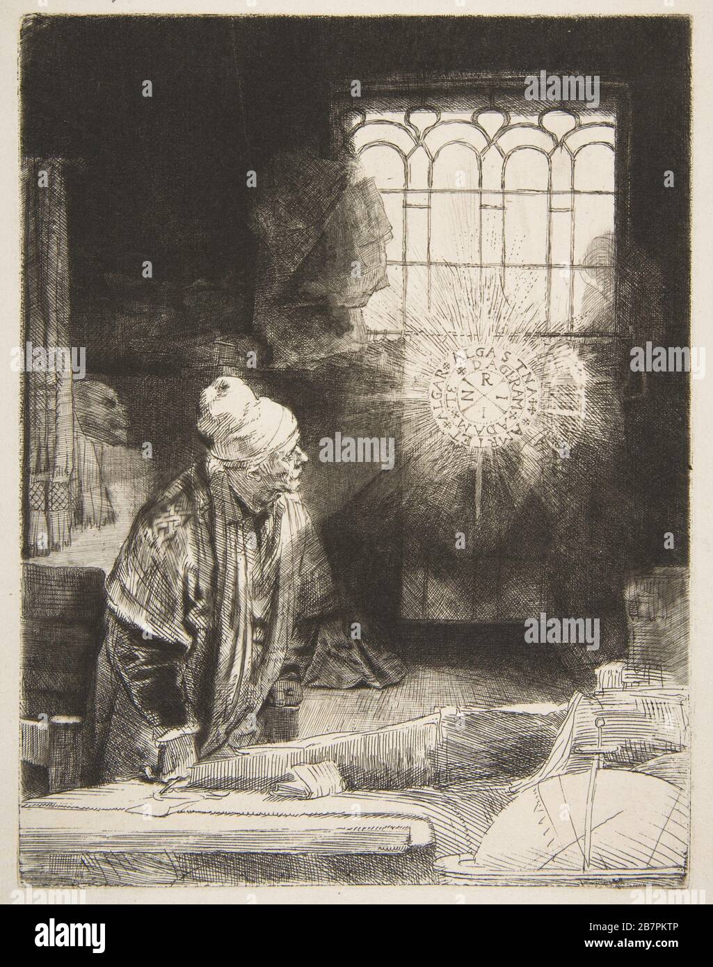 Faust, ca. 1652. Stockfoto