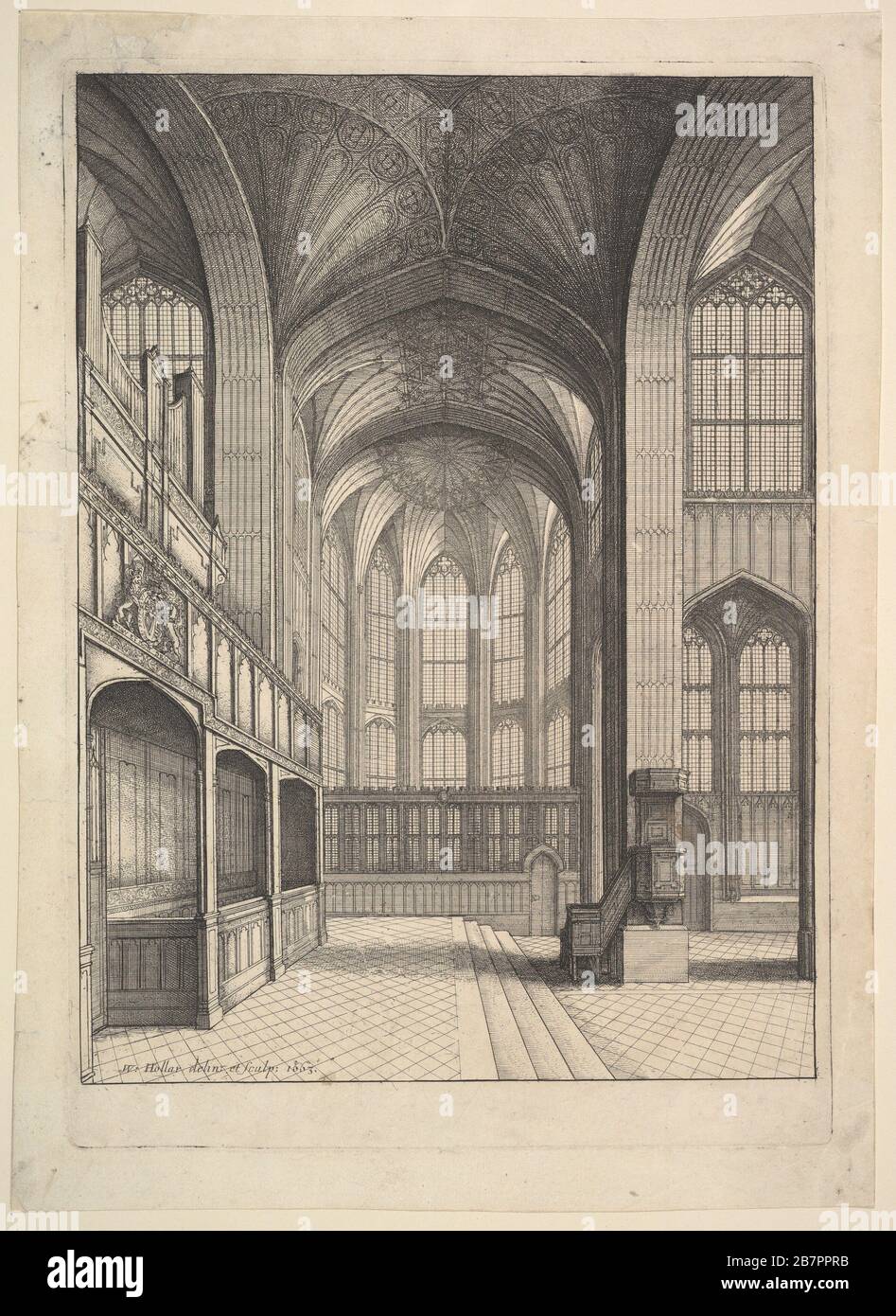 Bray's Chapel in St. George's Chapel, Windsor, 1663. Stockfoto