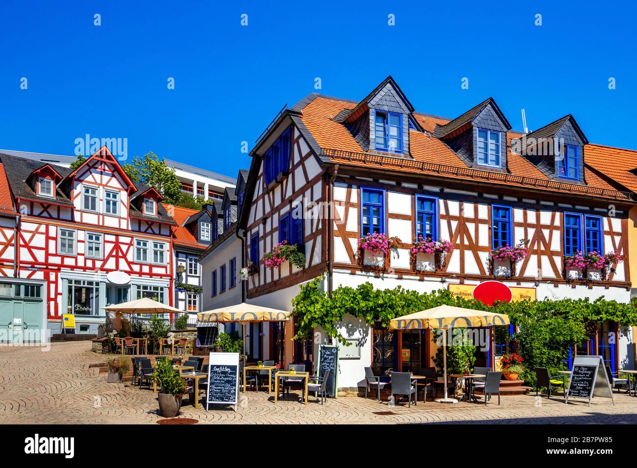 Historische Stadt Idstein, Hessen, Deutschland Stockfoto