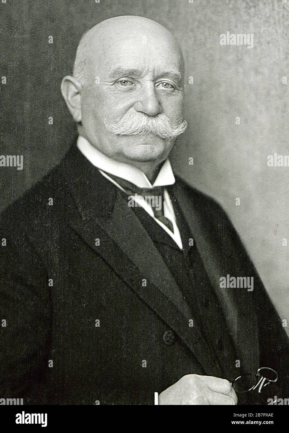 FERDINAND von ZEPELIN ((1838-1917) Deutscher General und Erfinder des Luftschiffs Zepelin Stockfoto