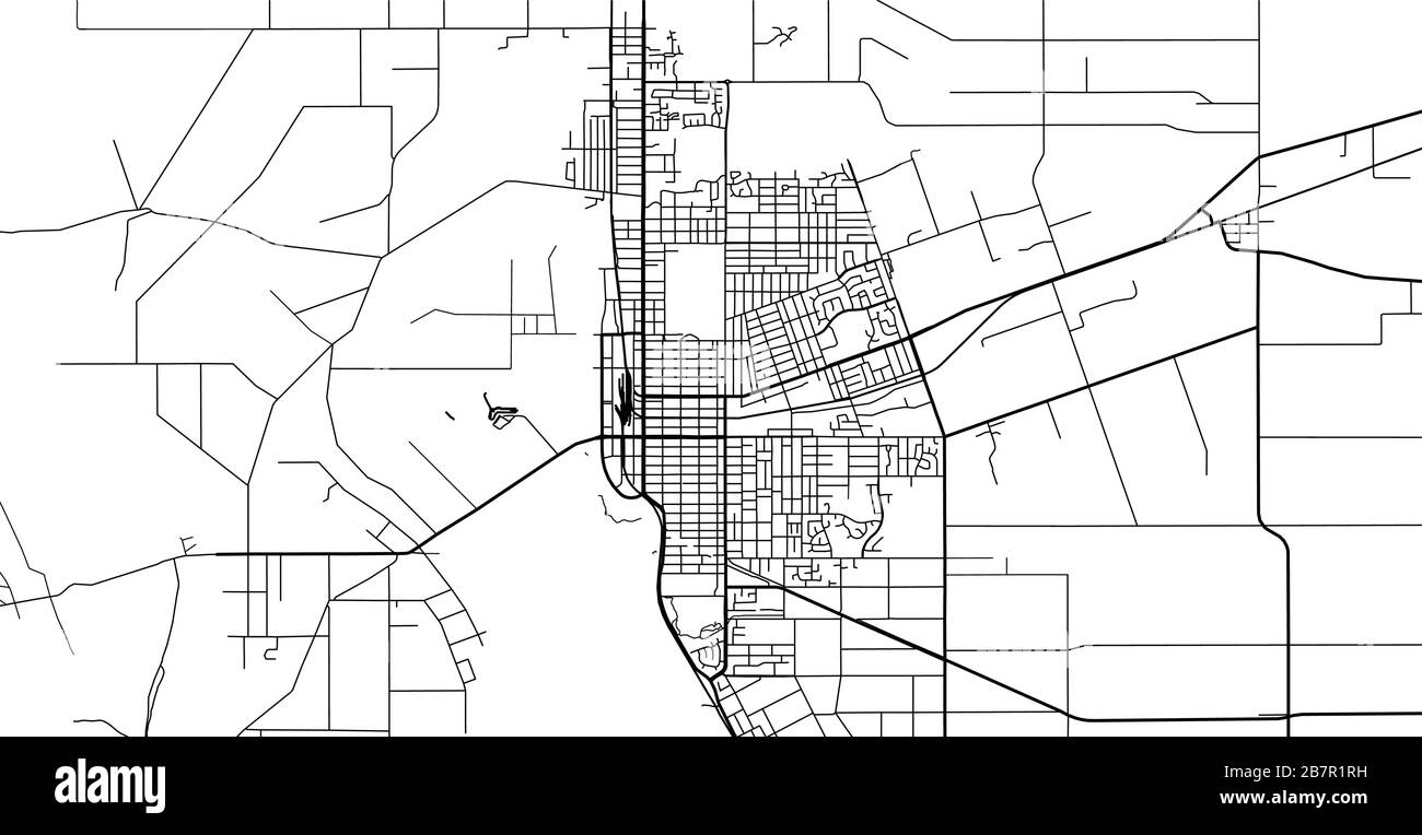 Stadtvektor Stadtplan von Invercargill, Neuseeland Stock Vektor