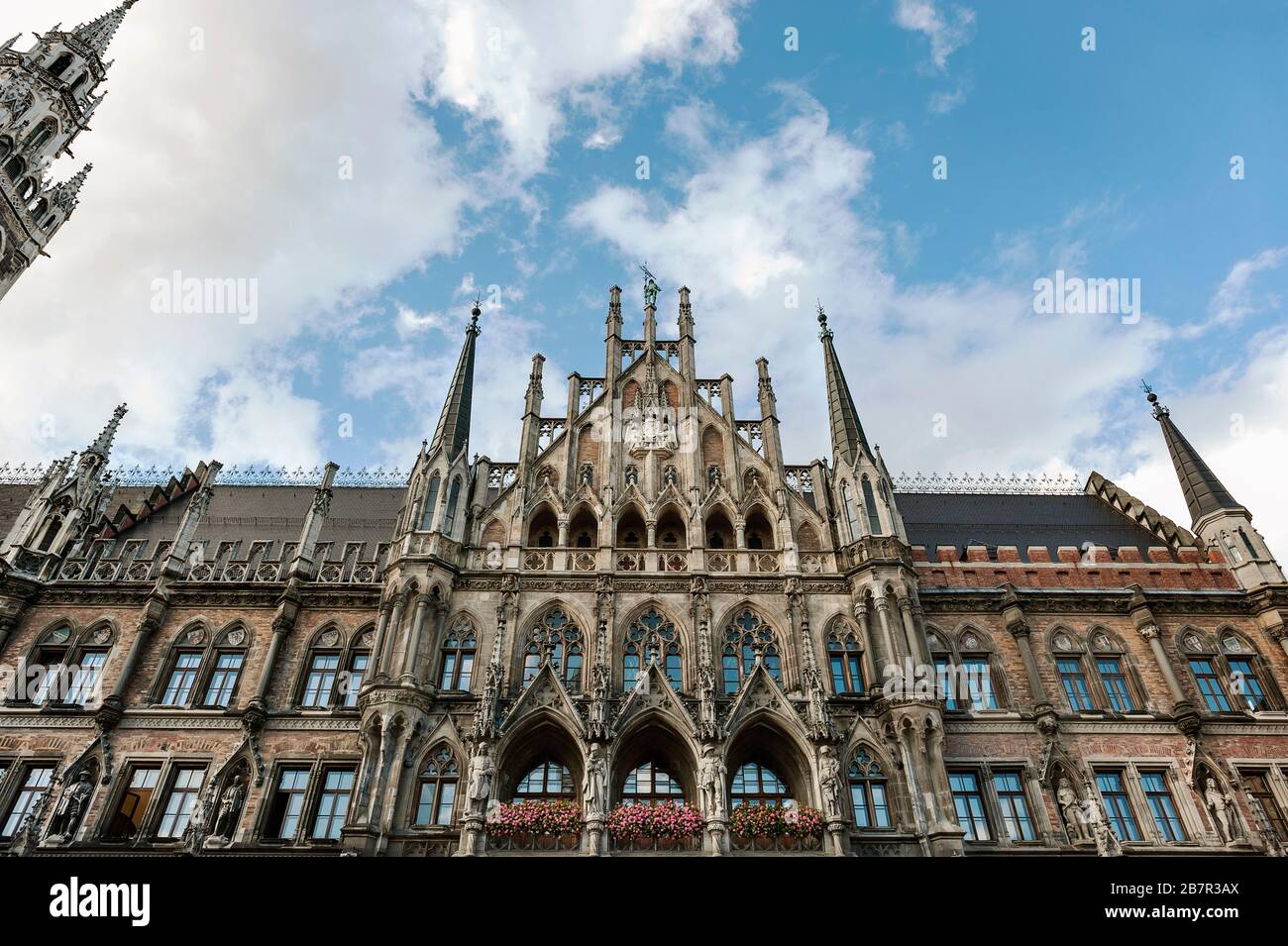 Bavaria-Mucnich-Deutschland:das neue Rathaus ist ein Rathaus am nördlichen Marienplatz in München, Bayern, Deutschland Stockfoto