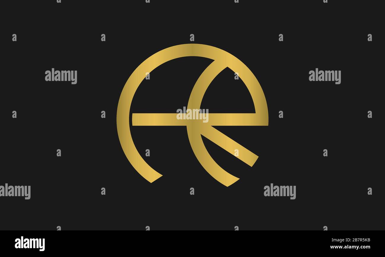 RA, AR Letter Logo Design mit kreativer moderner, trendiger Typografie und Monogramm-Logo. Stock Vektor