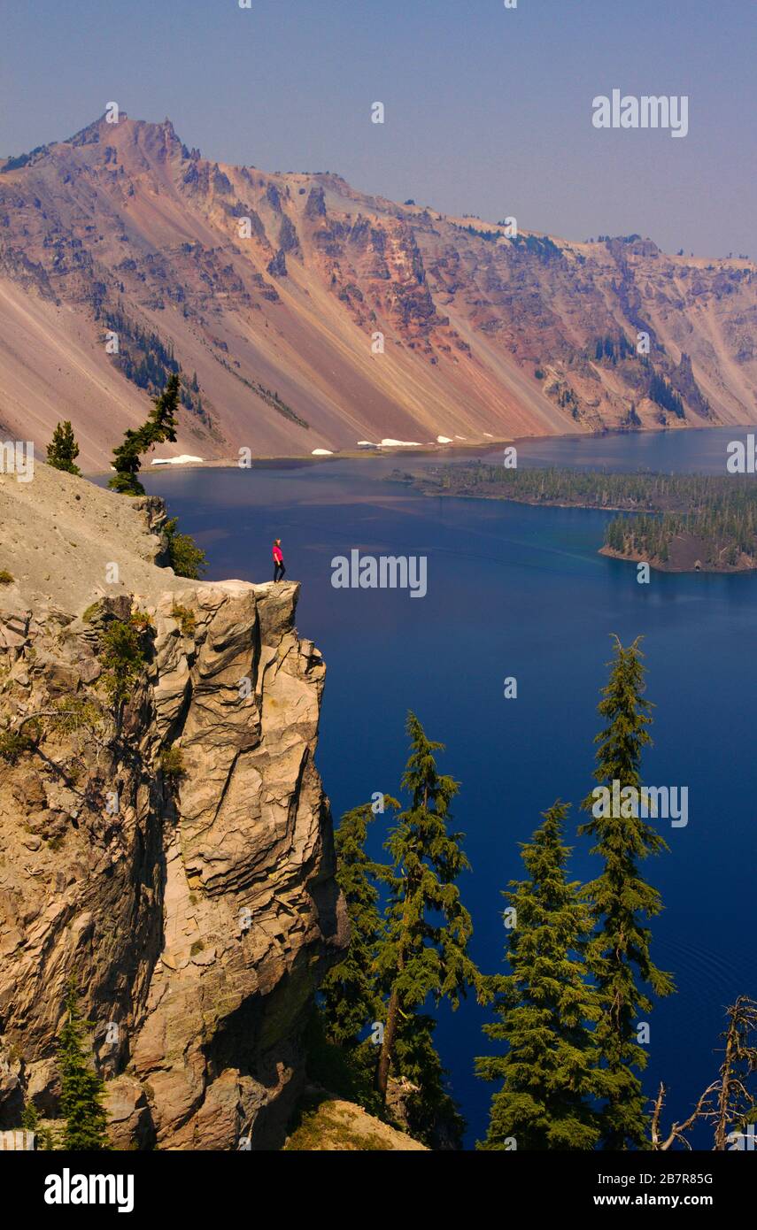Crater Lake Nationalpark, Oregon USA Stockfoto