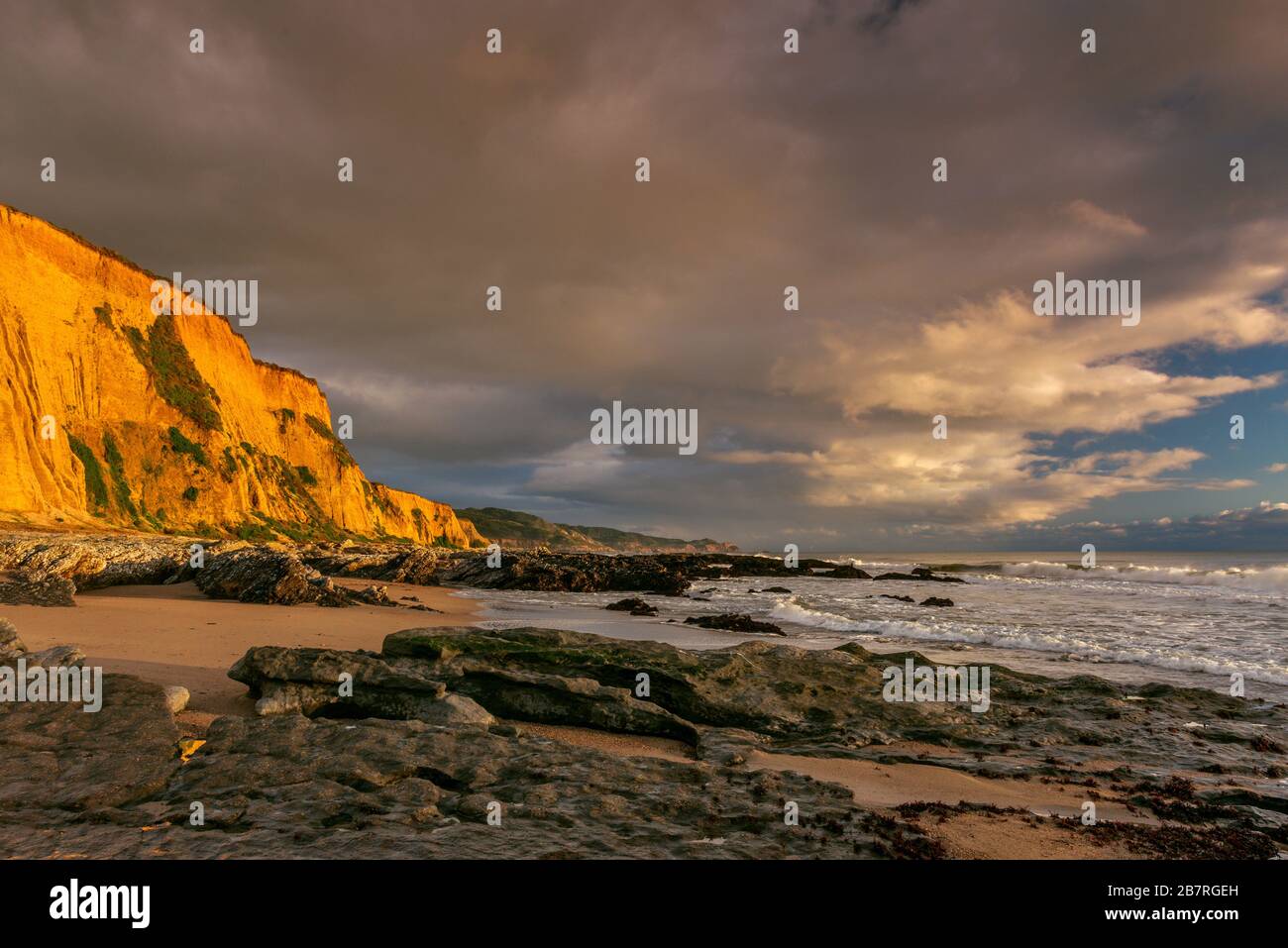 Sculptured Beach, Point Reyes National Seashore, Burton Wilderness, Marin County, Kalifornien Stockfoto