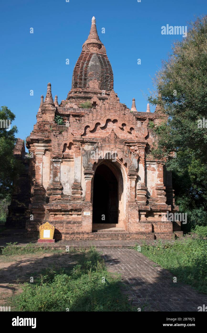 Myanmar: Bagan- Thetkyamuni-Tempel - Allgemeine Ansicht 13. Jahrhundert A.D. Stockfoto