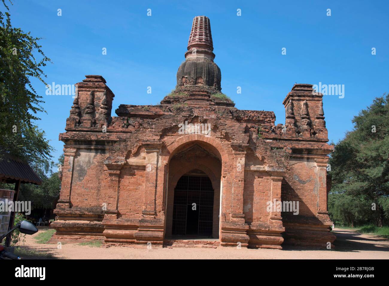 Myanmar: Bagan - Horizontale General-Ansicht von Patho-hta-mya- Hpaya circa. Frühe 11.. Jahrhundert A.D. Stockfoto