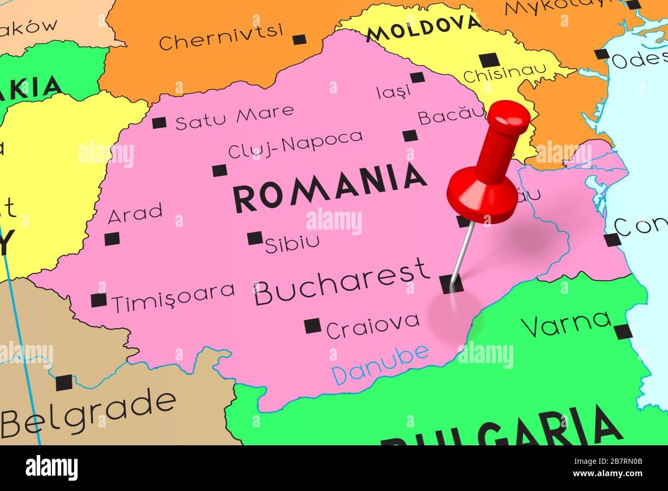 Rumanien Landkarte Stockfotos Und Bilder Kaufen Alamy