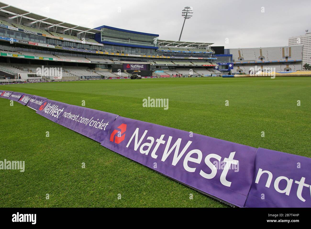 Allgemeiner Blick auf das Edgbaston Stadium vor dem Spiel in der NatWest T20 Blast Stockfoto