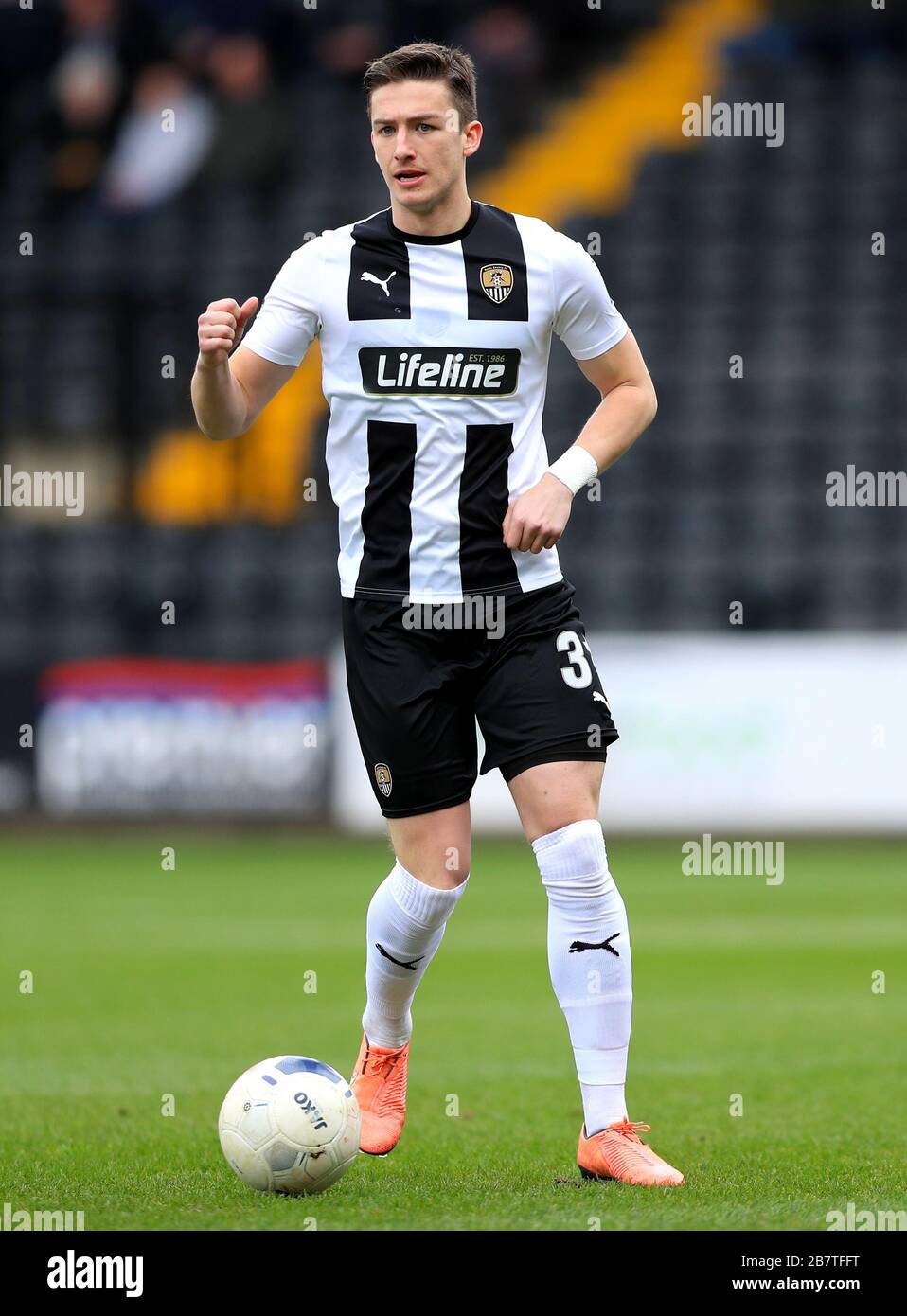 Alex Lacey von Notts County Stockfoto