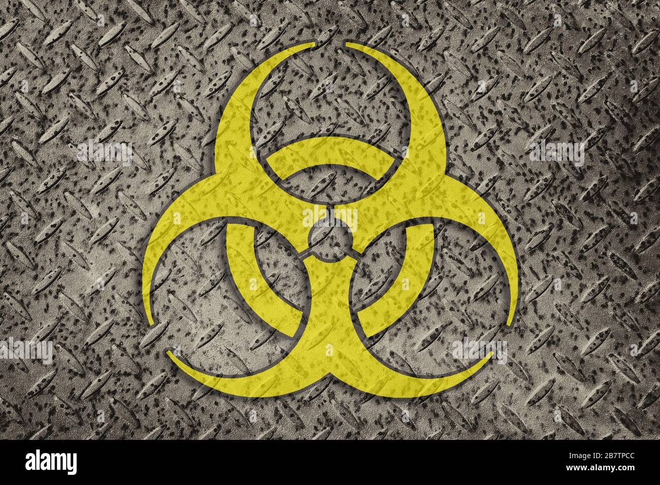 Biohazard-symbol Stockfoto