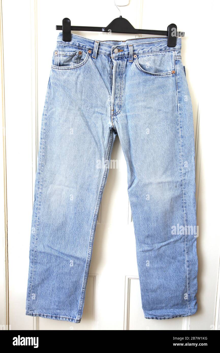 Levi Strauß Original Jeans Stockfoto