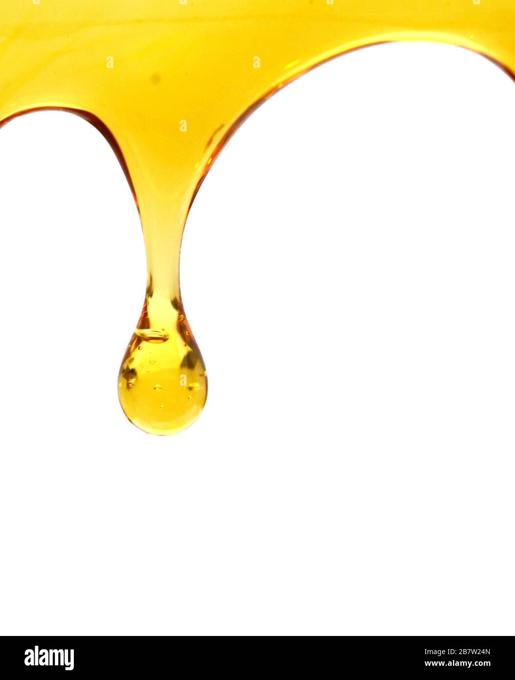 Illustration von fließendem Honig, Hintergrund Stockfoto