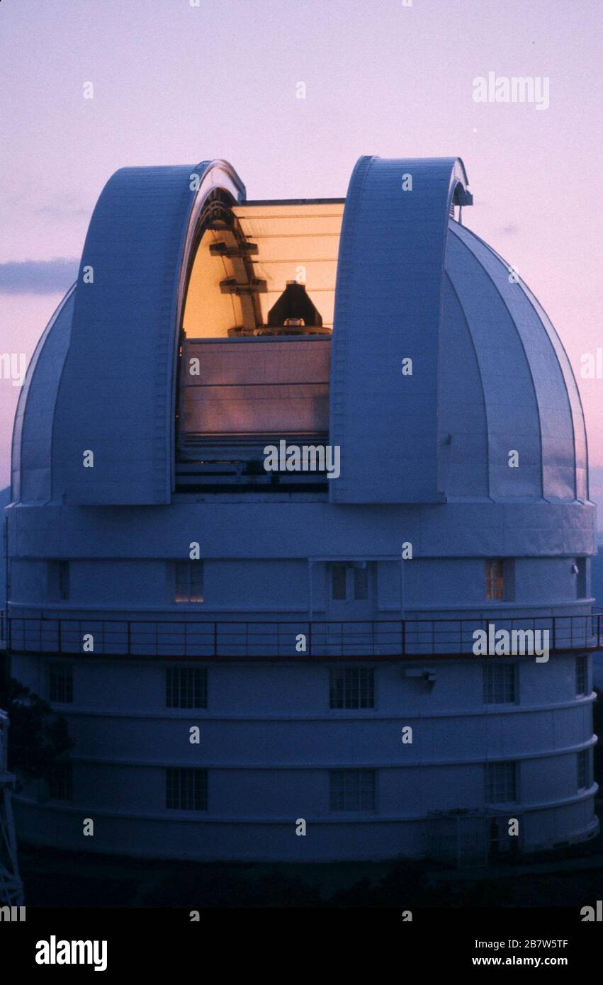 Fort Davis, Texas, USA: Teleskop am McDonald Observatorium in den Davis Mountains ©Bob Daemmrich Stockfoto