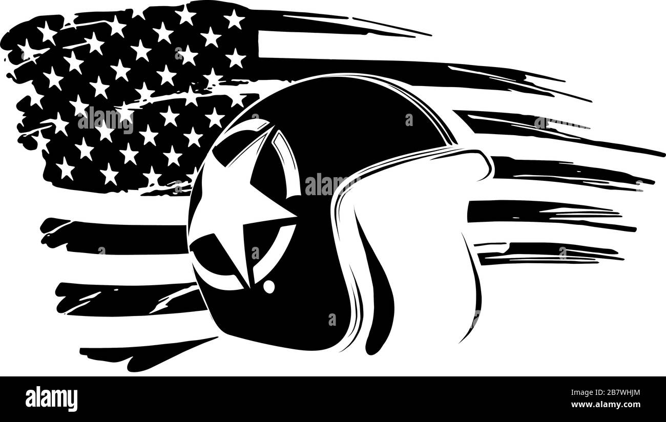 america Veteran Day, Memorial Day, Independence Day, usa Flaggenwerk Stock Vektor