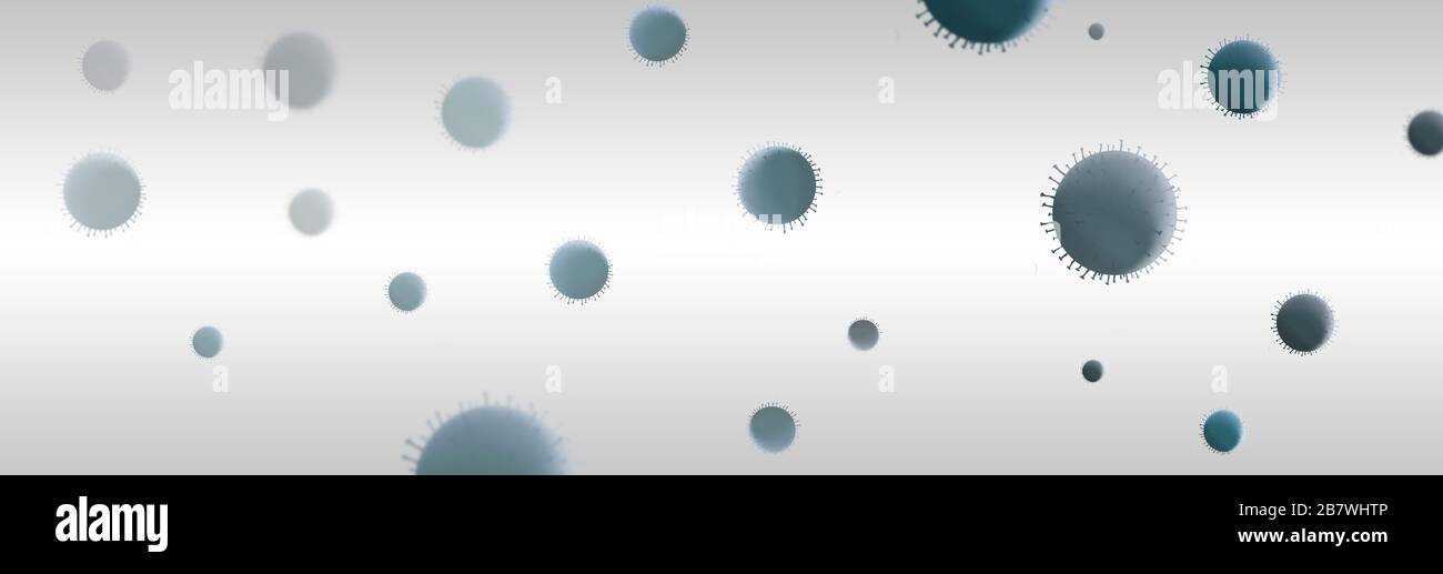 Abbildung, Ansicht des Corona-Virus unter Mikroskop, Virus und produzierenden Impfstoff. Corona-Virus bricht aus Stockfoto Abbildung, Ansicht des Corona-Virus unter Mikroskop, Virus und produzierenden Impfstoff. Corona-Virus bricht aus Stockfoto