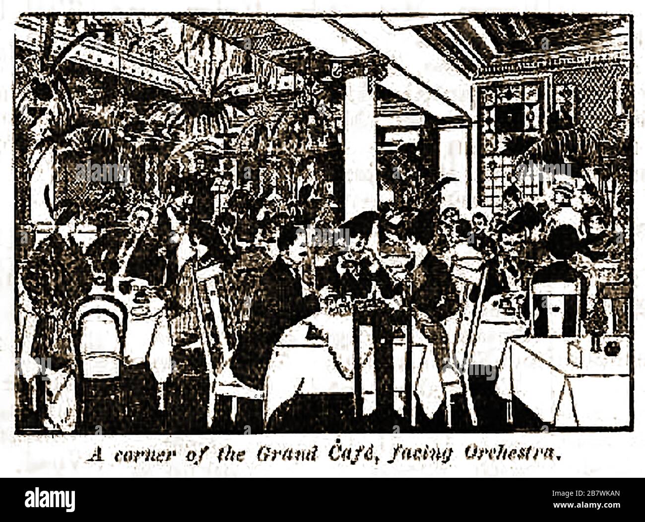 Teil einer Anzeige von "Polwolny's Restaurant and Grand Cafe Hull" aus dem Jahr 1916. Ernst Adolf Powolny verließ Sachsen für Leeds im Jahr 1859 im Alter von 17 Jahren, um sein Vermögen zu suchen. Er gründete ein renommiertes Restaurant, das die Niederlassung in Hull im Jahr 1903 eröffnete, mit erstklassigen Einrichtungen wie einem Klavierraum, einem hübschen Grill, Ess- und Rauchräumen sowie Damenspeisen, zurückziehen, Lesen und in den Ruhestand gehenden Zimmern, luxuriös eingerichtet. Das Essen war auch von extrem hoher Qualität. Es wurde von Charles Colomb aus Neuchâtel, Schweiz, verwaltet und zog eine exklusive Klientel. Stockfoto